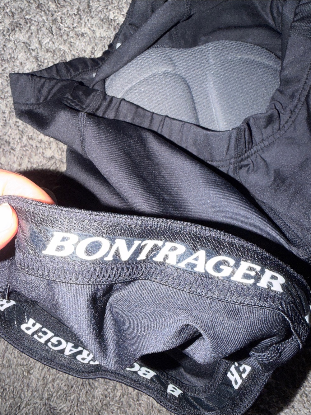 Bontrager Men’s Black Padded Athletic Cycling Shorts